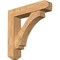 Ekena Millwork Imperial Craftsman Smooth Bracket w/ Offset Brace, Western Red Cedar, 7 1/2"W x 34"D x 34"H BKT0806X34X34IMP04SWR - alternate 1
